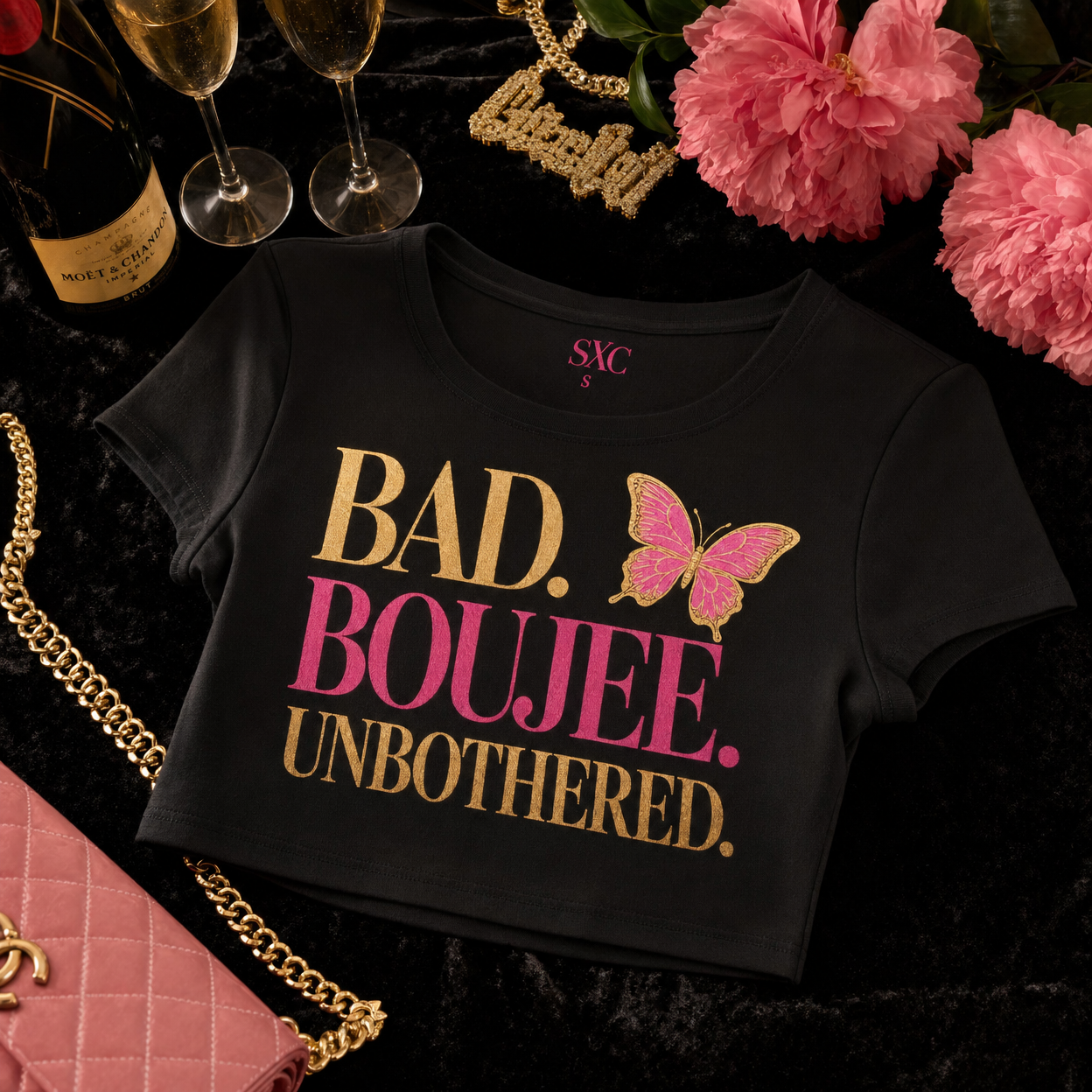 Bad & Boujee Crop Top