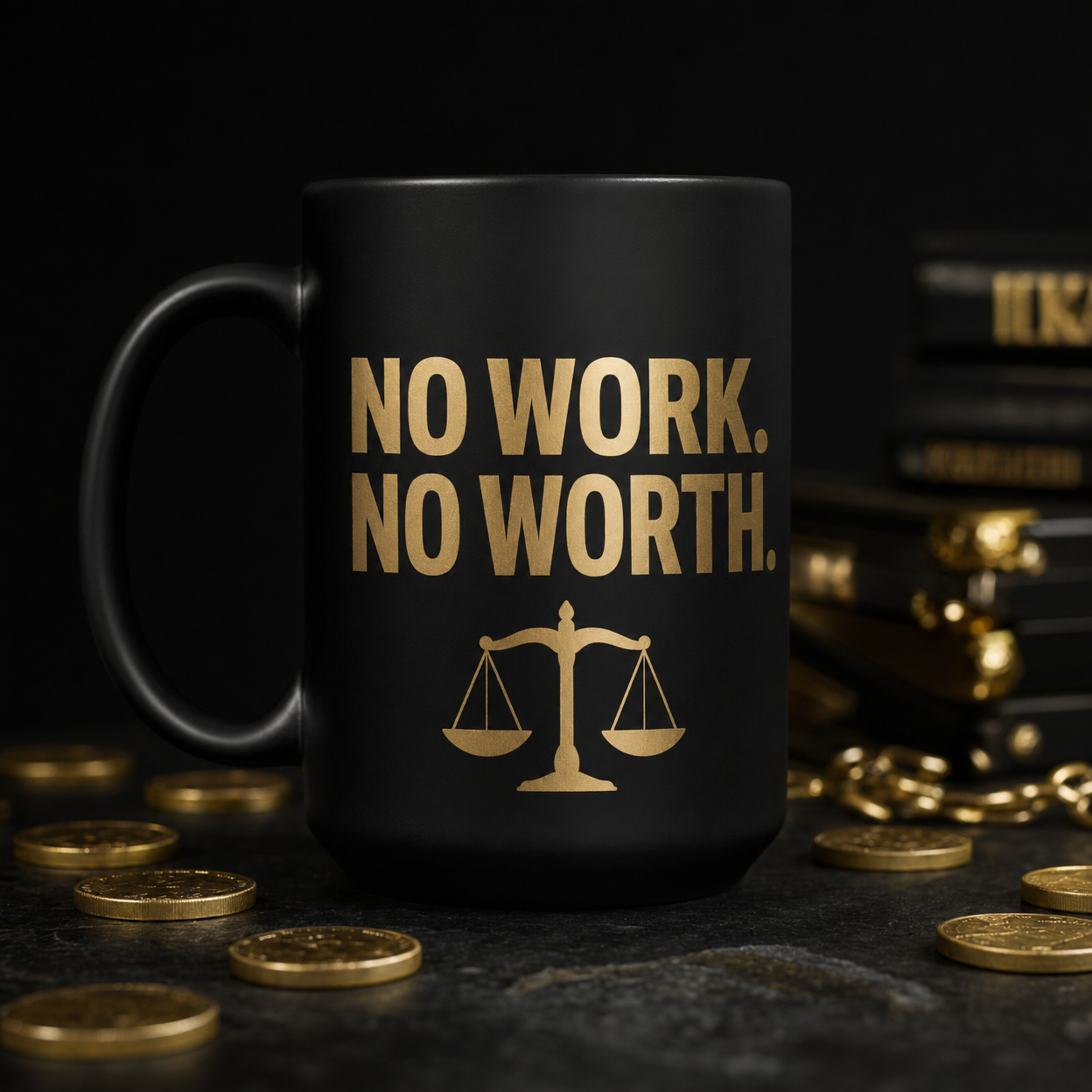 No Work, No Worth Mug