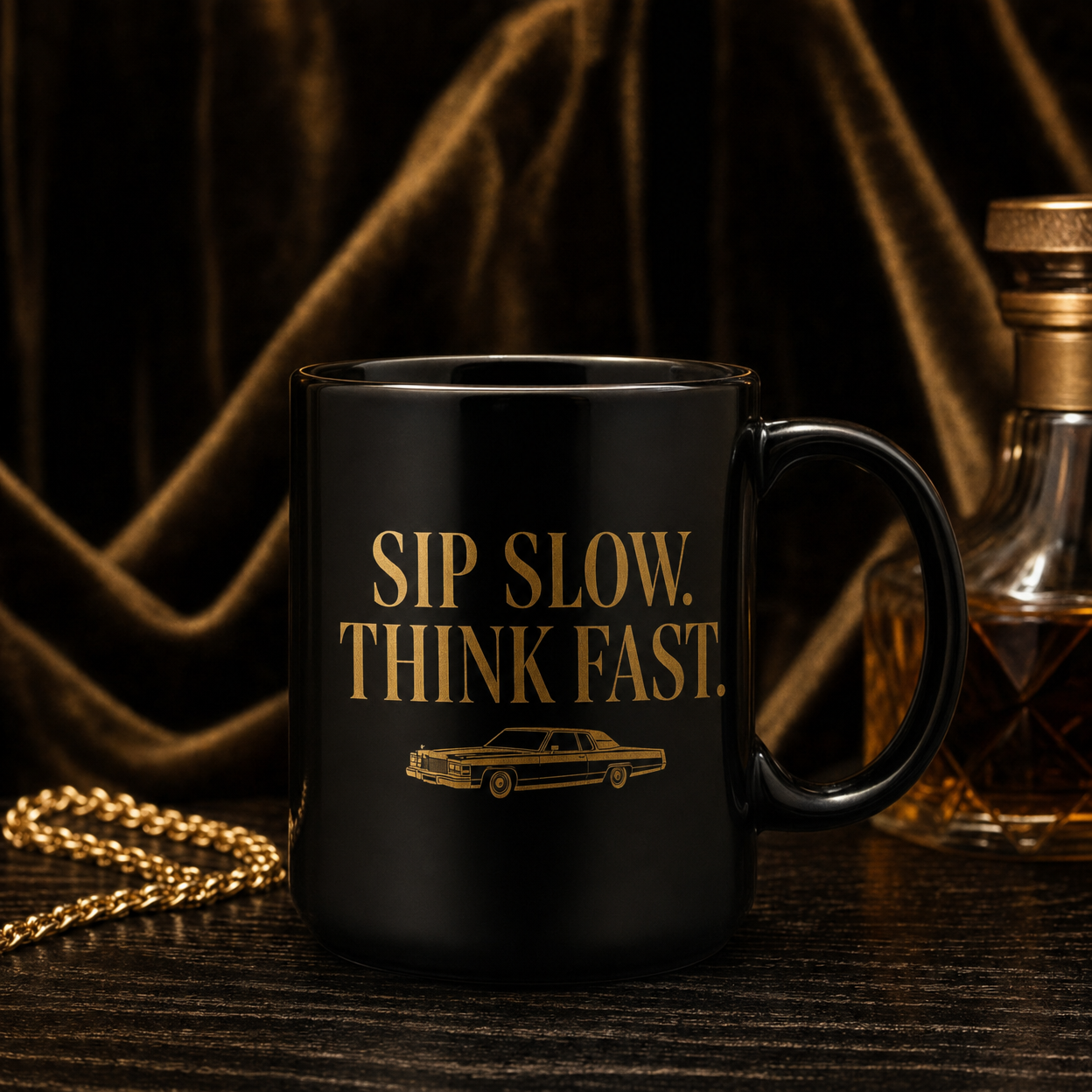 Sip Slow. Think Fast. Mug