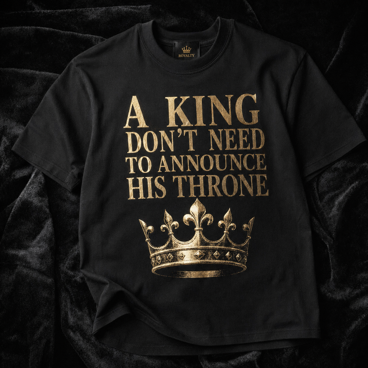 King Don't Announce Tee